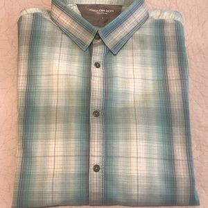 Calvin Klein Button Down Shirt.  Size Large